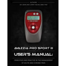 Avazzia Pro Sport III User's Guide: Principles and Practice in the Management of Acute and Chronic Pain