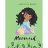 Mermaid Activity Book: Tracing Puzzles - 30 Pages - Paperback - Made In USA - Size 8.5 x 11 for Girls 4-6