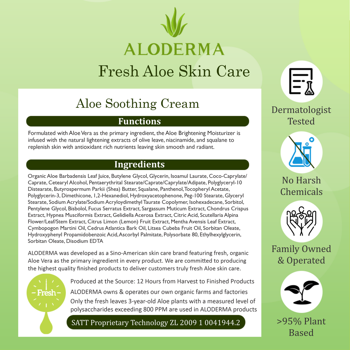 Aloe Soothing & Moisturizing Cream by ALODERMA