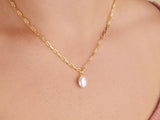 Sophia Pearl Necklace by Little Sky Stone