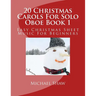 20 Christmas Carols For Solo Oboe Book 1: Easy Christmas Sheet Music For Beginners