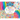 Rainbow Watercolors Gift Wrapping Papers - 6 Sheets: 24 X 18 Inch Wrapping Paper