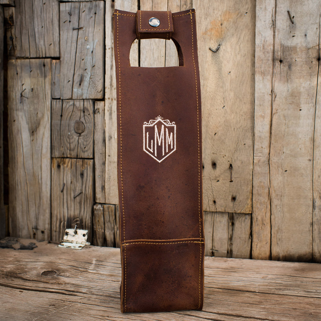 Wine Tote by Lifetime Leather Co