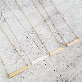 Star Lover Classic Bar Necklace by Salt and Sparkle