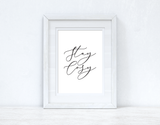 Stay Cosy Calligraphy New Autumn 2021 Seasonal Wall Home Decor Print by WinsterCreations™ Official Store