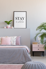 Stay A While 2022 Bedroom Guest Room Wall Decor Print by WinsterCreations™ Official Store