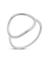 Sterling Silver Open Circle Ring by Sterling Forever