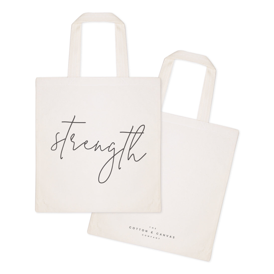 Strength Gym Cotton Canvas Tote Bag by The Cotton & Canvas Co.