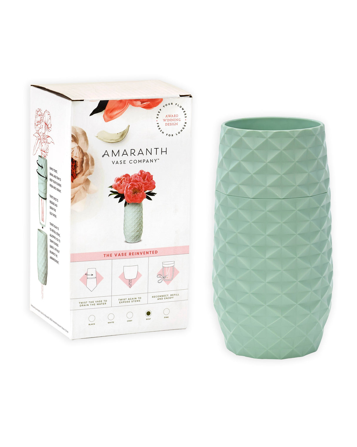 The Amaranth Vase - Teal - 7.5" by Amaranth Vases