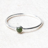 Bloodstone Silver or Gold Ring by Tiny Rituals