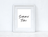 Summer Time Summer Seasonal Wall Home Decor Print by WinsterCreations™ Official Store