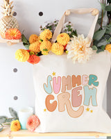 Summer Crew Cotton Canvas Tote Bag by The Cotton & Canvas Co.