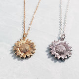 Sunflower Necklace by Salt and Sparkle