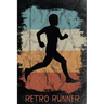 Retro Runner: Funky 365 days runners log book to track your day-by-day training progresses