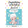 CONGRATULATIONS on the birth of JAYDEN! (Coloring Card): (Personalized Card/Gift) Personal Inspirational Messages & Quotes, Adult Coloring!