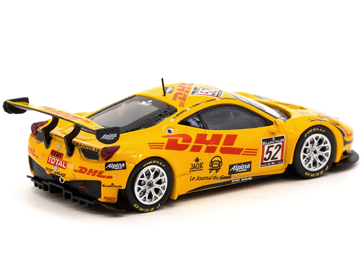 2013 Ferrari 458 Italia GT3 #52 Leonardo Gorinni - Stephane Lemeret - Thierry Prignaud - Romain Brandela "24 Hours of Spa" (2013) "Hobby64" Series 1/64 Diecast Model Car by Tarmac Works