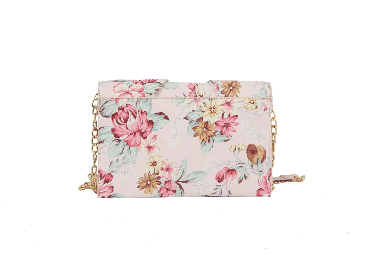 Fashion Flower Printed Evening Clutch Purse by hfstylish