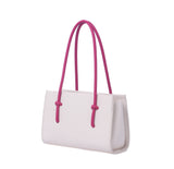 Contrast handle structured mini bag by hfstylish