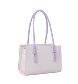 Contrast handle structured mini bag by hfstylish