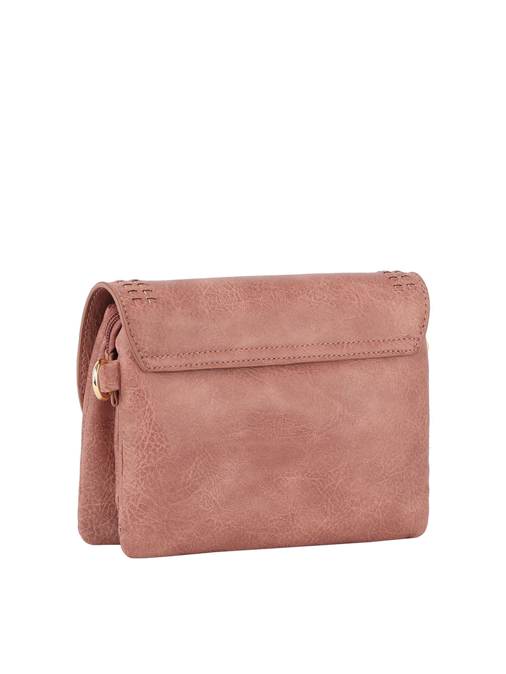 Front flap tripe comparament convertible clutch crossbody wristlet by hfstylish