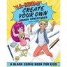 Ka-Boom! Create Your Own Manga Adventures: Blank Comic Book for Kids