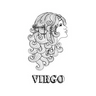 Virgo: Coloring Book with Three Different Styles of All Twelve Signs of the Zodiac. 36 Individual Coloring Pages. 8.5 x 11