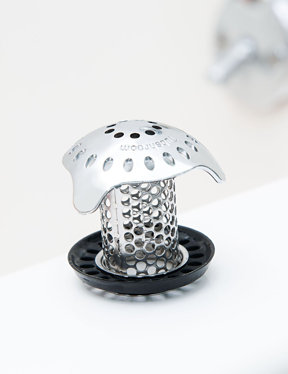 TubShroom Ultra (Stainless) Hair Catcher to Prevent Clogged Tub Drains by TubShroom.com