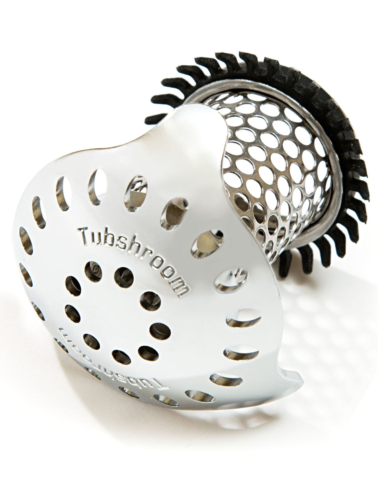 TubShroom Ultra (Stainless) Hair Catcher to Prevent Clogged Tub Drains by TubShroom.com