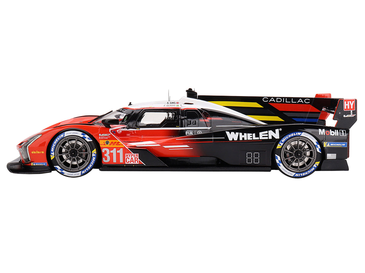 Cadillac V-Series.R #311 Jack Aitken - Pipo Derani - Alexander Sims "Action Express Racing" Hypercar "24 Hours of Le Mans" (2023) 1/18 Model Car by Top Speed