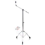 GRIFFIN Cymbal Boom Stand - Double Braced Drum Percussion Gear Hardware Set - Adjustable Height by GeekStands.com