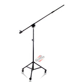 GRIFFIN Professional Studio Microphone Boom Stand with Casters - Extended Height Recording Mic by GeekStands.com