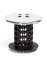 TubShroom® (Black Chrome) The Hair Catcher That Prevents Clogged Tub Drains by TubShroom.com