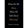 What Do We Mean When We Talk about Meaning?