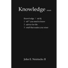 Knowledge - Advice for LIfe