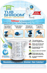 TubShroom (Clear) The Hair Catcher That Prevents Clogged Tub Drains by TubShroom.com