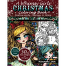 A Whimsy Girls Christmas Coloring Book: Festive Girls, Fairies, & More