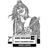 Ann Wilson Adult Coloring Book: Lead Singer of the Heart and Rock Diva, Dramatic Soprano Voice and Talent Inspired Adult Coloring Book
