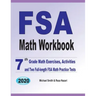 FSA Math Workbook: 7th Grade Math Exercises, Activities, and Two Full-Length FSA Math Practice Tests