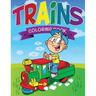 Trains Coloring Book