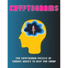 Cryptograms: 200 Cryptogram Puzzles of Famous Quotes to Keep You sharp