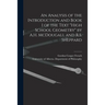 An Analysis of the Introduction and Book I of the Text "High School Geometry" by A.H. McDougall and R.S. Sheppard