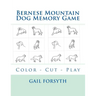 Bernese Mountain Dog Memory Game: Color - Cut - Play