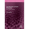 The Elements of Greek Philosophy: From Thales to Aristotle