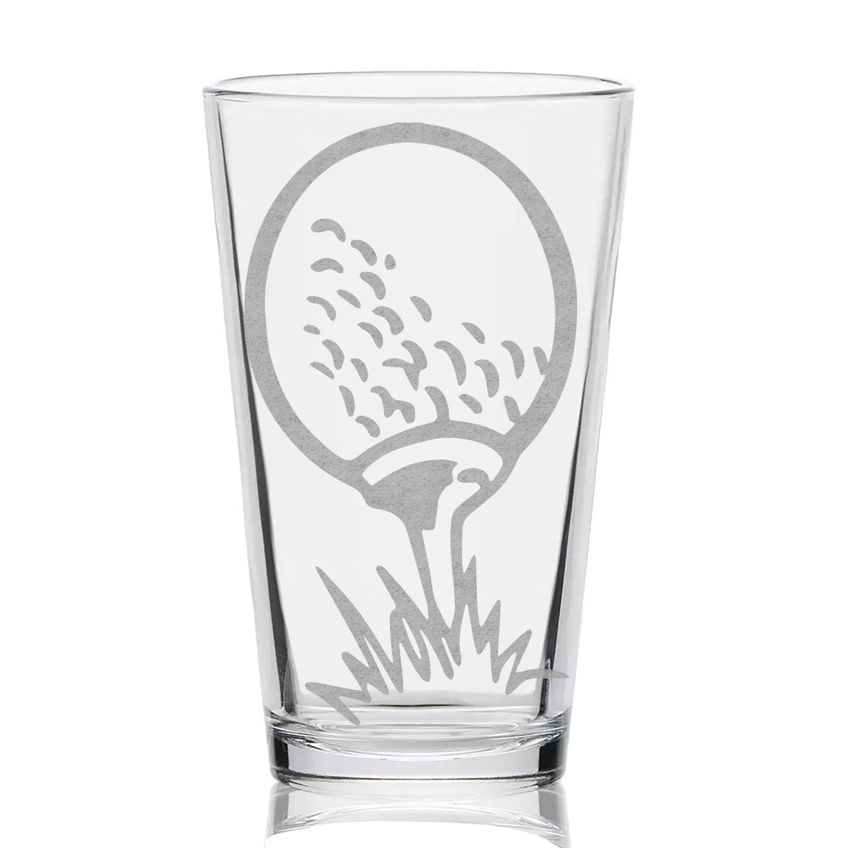 GOLF Pint Glasses by LumEngrave