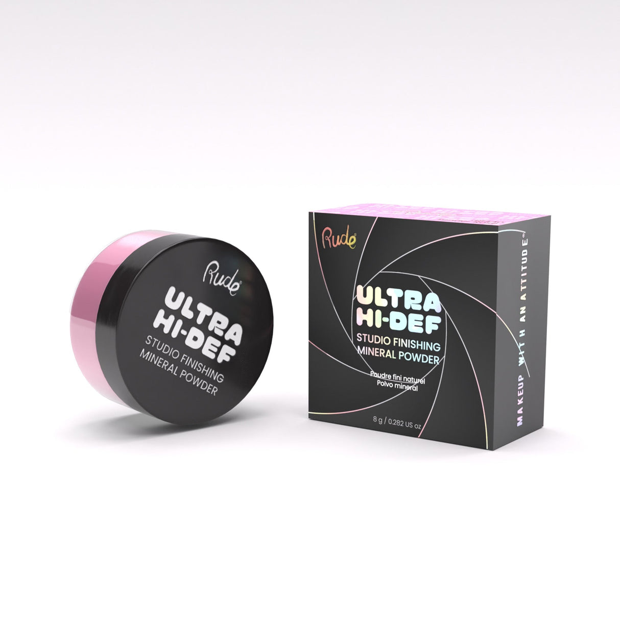 RUDE UHD Studio Finishing Mineral Powder - Tender Rose