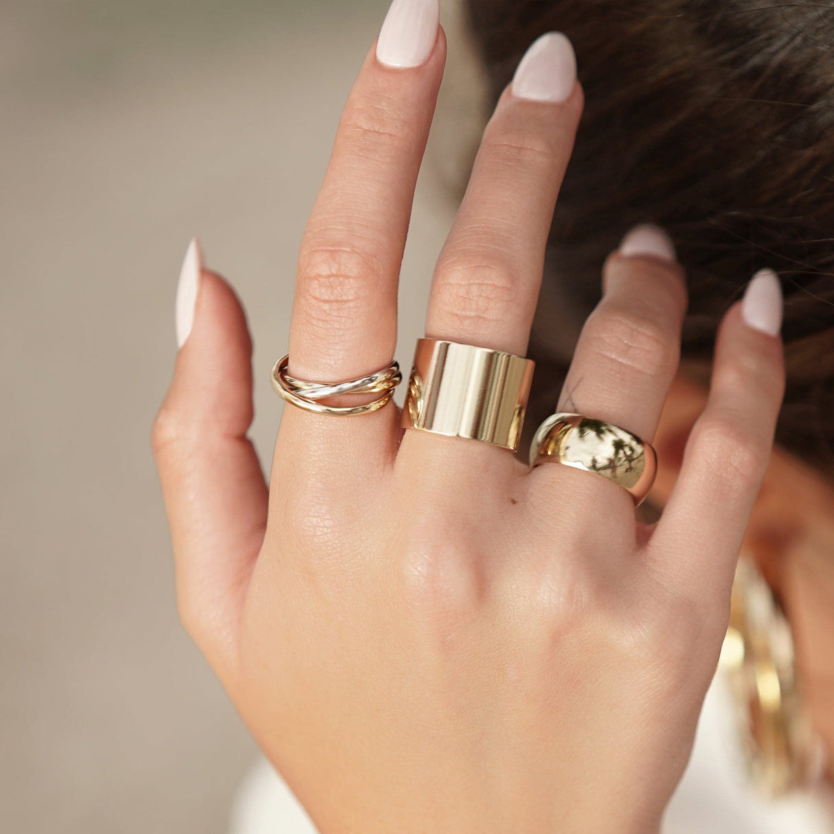 Thick Flat Ring by eklexic jewelry