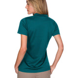 Three Sixty Six Women's 1/2 Zip Short Sleeve Polo by PROOZY