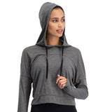 Three Sixty Six Women's Hoodie Crop Top by PROOZY