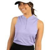 Three Sixty Six Women's Sleeveless 1/2 Zip Golf Polo by PROOZY