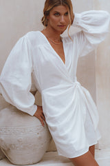 Ti Amo Linen Wrap Dress by ELF